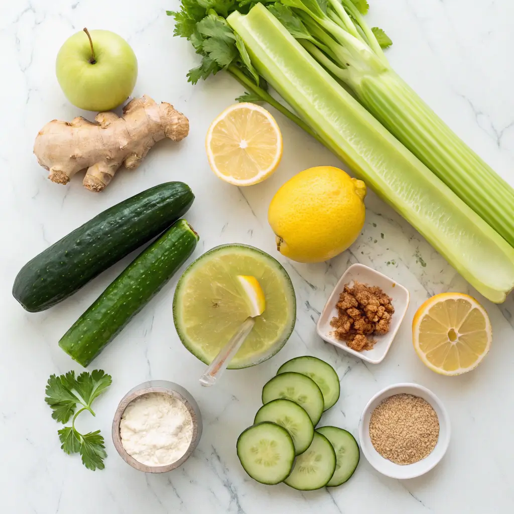 Raw ingredients for snake juice recipe