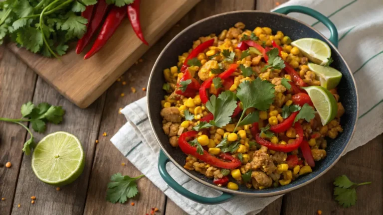 Ground Chicken Mexican Corn Recipe with Zesty New Taste